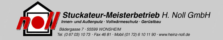 Stuckateur-Meisterbetrieb Heinz Noll GmbH
